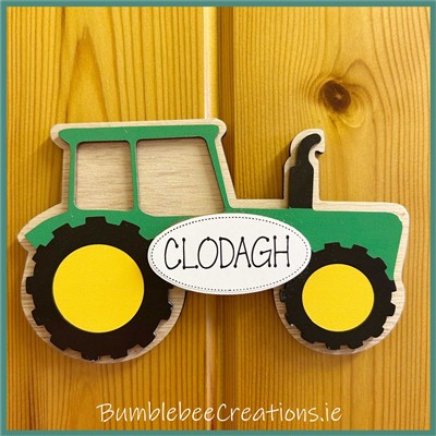 Tractor Name Plaque